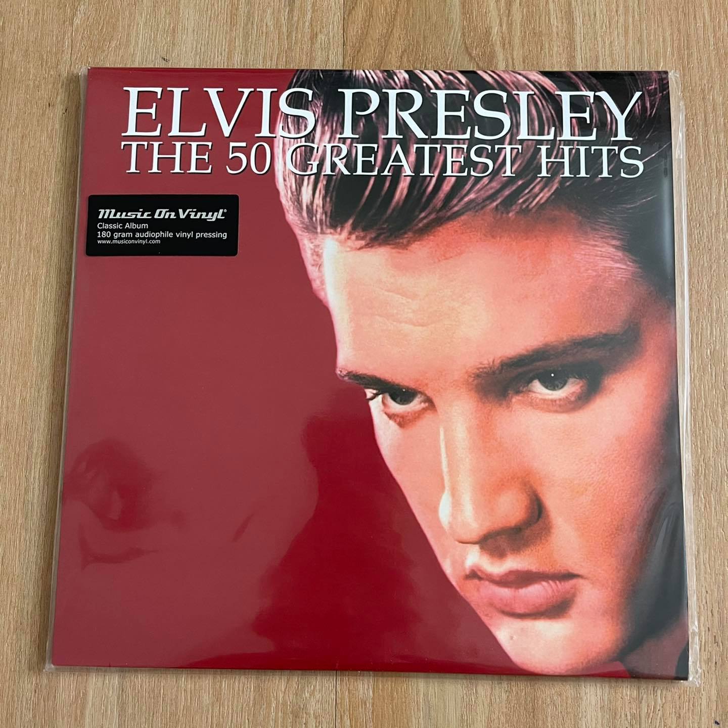 แผ่นเสียง Elvis Presley – The 50 Greatest Hits 3LP (แผ่นใหม่,ซีล,มือหนึ่ง)