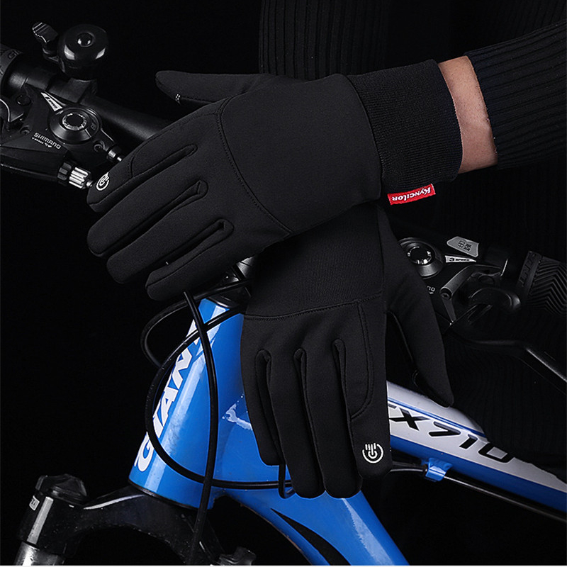 warm windproof gloves touch screen water repellent non-slip wear-resistant  riding sports gloves winter
