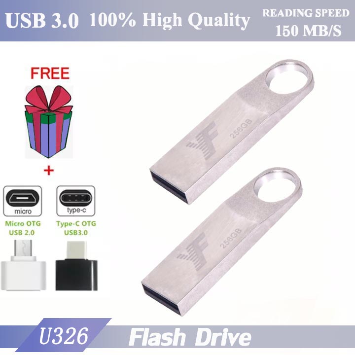 แฟลชไดร์ฟ แฟลชไดร์ Flash drive Flashdrive 16GB32GB64GB128GB256GB ดิสก์U อุปกรณ์จัดเก็บข้อมูล ของแท้ความเร็วสูงUSB3.0