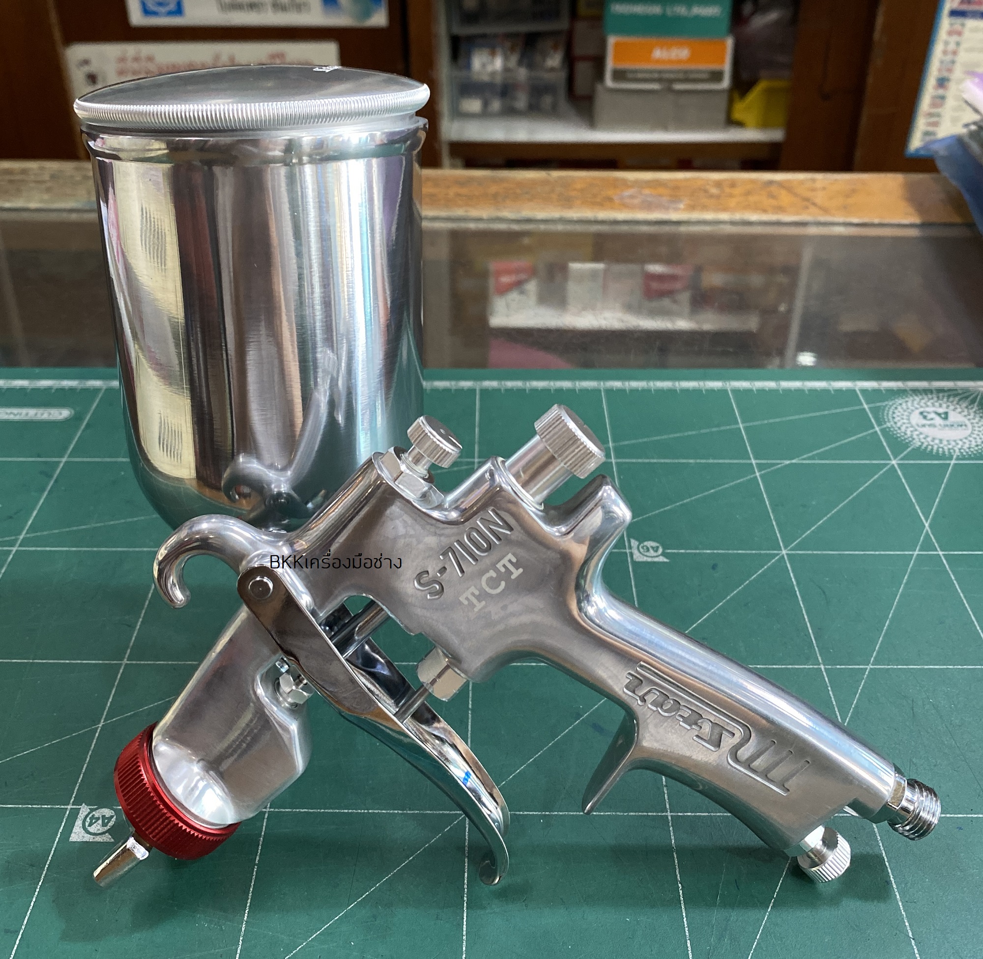 STAR กาพ่นสี ถ้วยข้างอลูมิเนียม Star Spray Gun Nozzle l.D. 1.3mm S