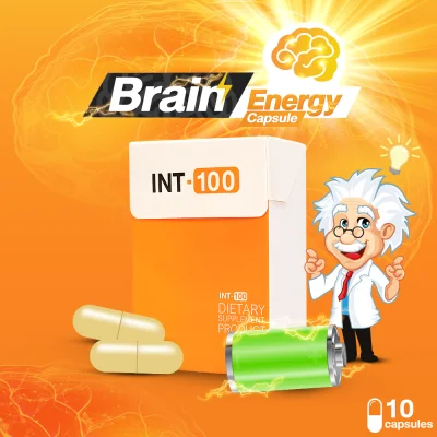🔥ลดพิเศษ ถูกสุดในไทย ส่งฟรี🔥 INT-100™ 5 hours BRAIN energy capsule อาหารเสริมสมอง ออกฤทธิ์ใน 5 นาที สมองดี งานเดิน