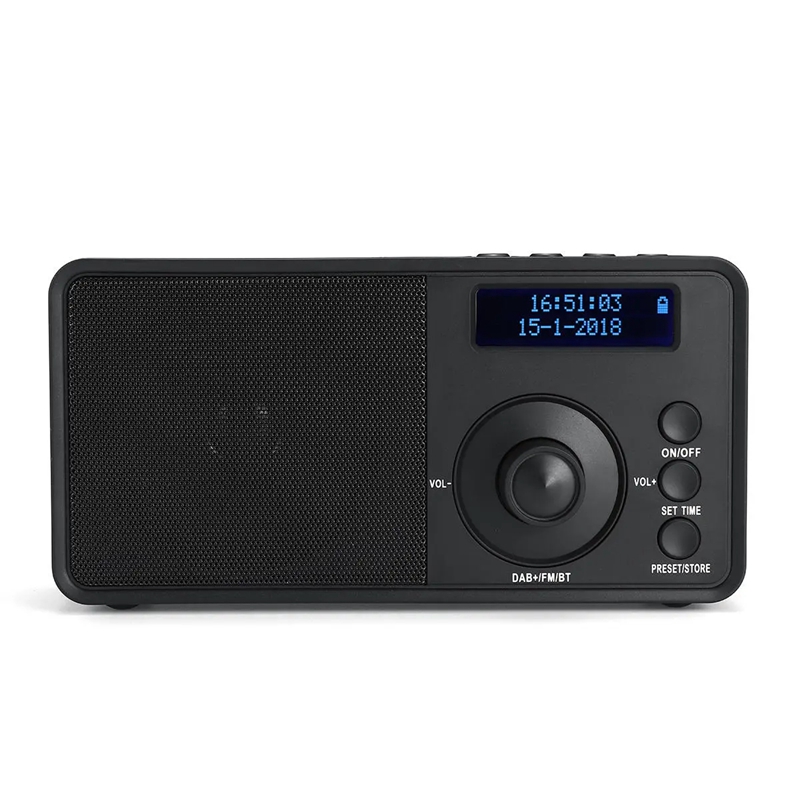 Portable DAB + Digital Radio Wireless Bluetooth Stereo Speaker LCD Display Outdoor Headset Support Alarm Clock FM AUX