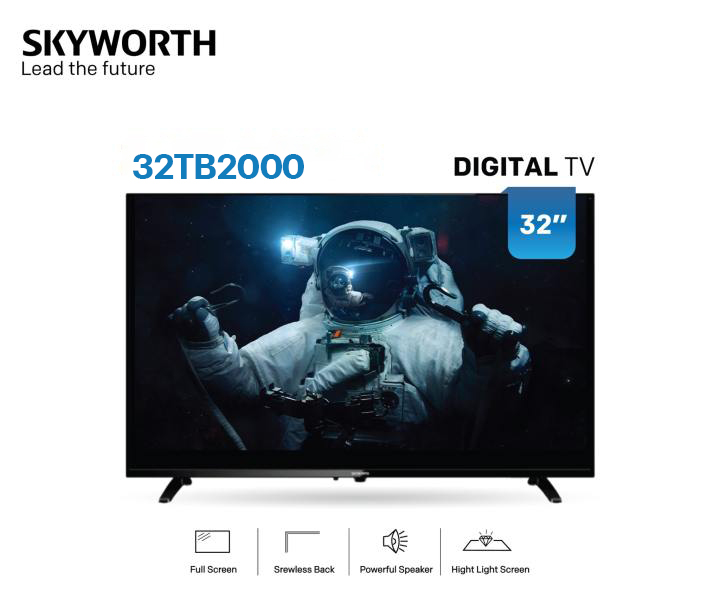Skyworth  Digital TV HD  ขนาด 32 นิ้ว รุ่น 32tb2000 รับประกัน 3 ปี(ส่งฟรีทั่วไทย)