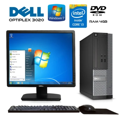 คอมพิวเตอร์มือสอง Dell PC Optiplex 3020 I3gen4 เครื่องดี ราคาถูกๆ Dell 3020 SF พร้อมใช้งาน เล่นเน็ต ดูหนัง งานออฟฟิศ Ruianshop88 (2)