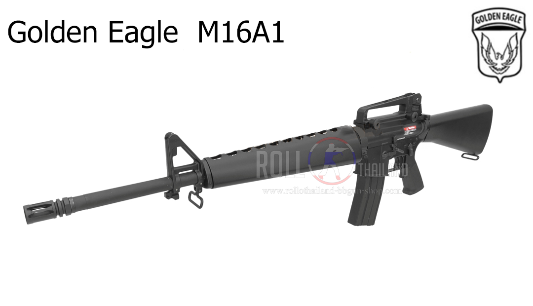 ของเล่น Golden Eagle M16A1ระบบ GBBR. MC6618 บอดี้โลหะ