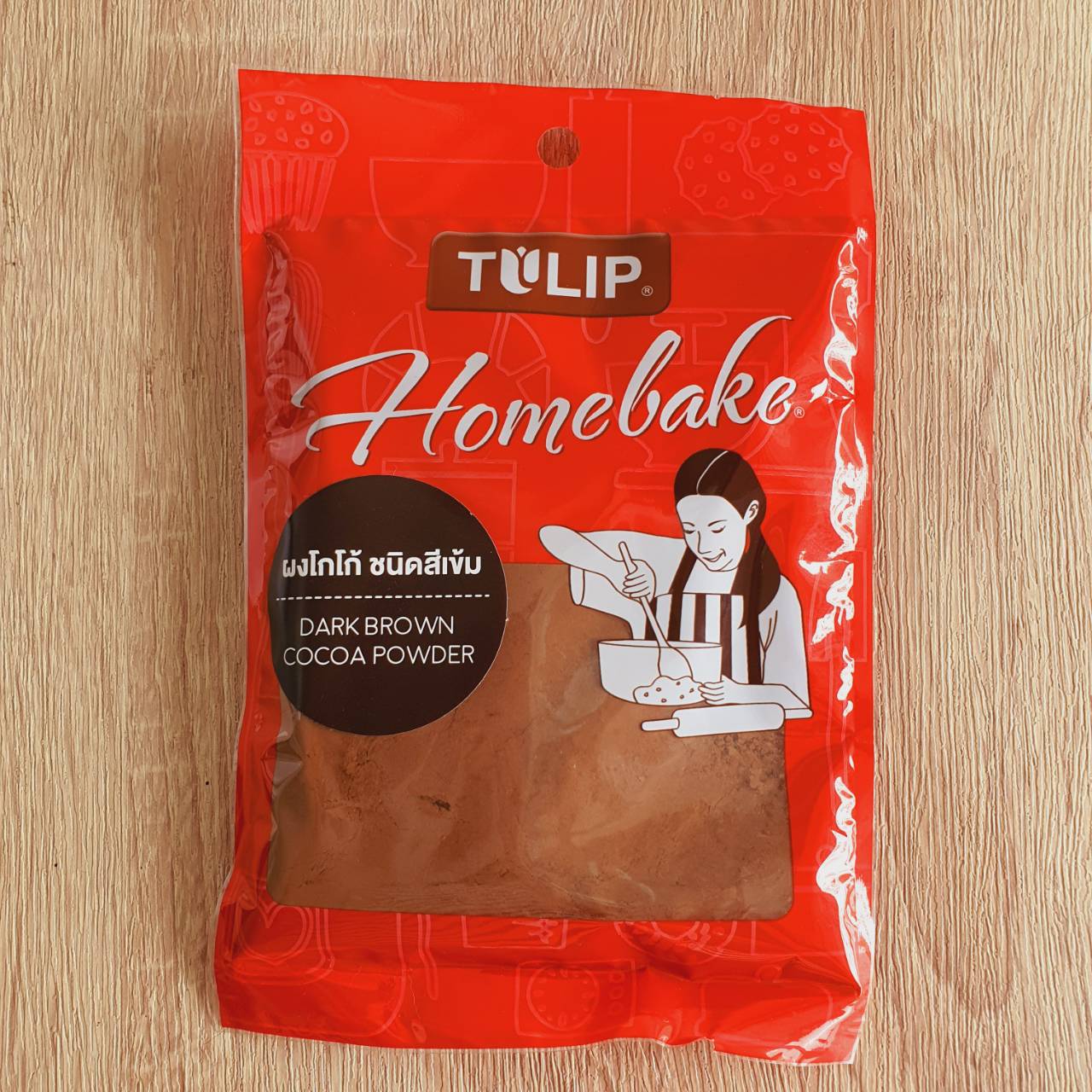 [Keto] ผงโกโก้ 100% Tulip Homebake Cocoa Powder ขนาด 60 กรัม ทำขนมคีโต เครื่องดื่มคีโต KinD Keto