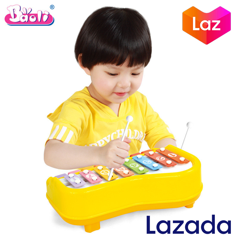 ระนาด 1227 ระนาดเปียโน ระนาด2in1 สีสันสดใส ของเล่นเด็ก เล่นได้สองแบบ มีไม้ตีระนาดเป็นเพลงได้ หรือใช้นิ้วกดได้
