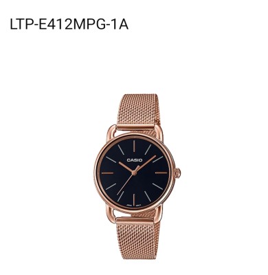 Casio แท้ 100% นาฬิกาผู้หญิง รุ่น LTP-E412MPG-1ADF Casio แท้ 100% นาฬิกาผู้หญิง รุ่น LTP-E412MPG-1ADF