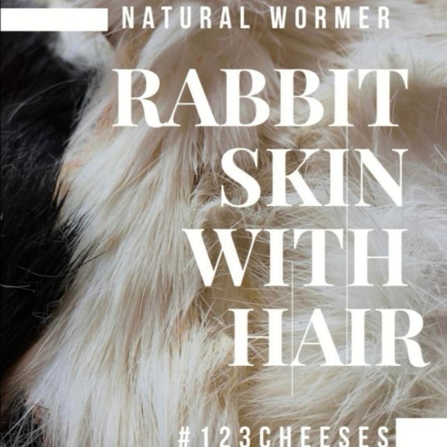 Rabbit Skin With Hair ขนมสุนัขทำจากหนังกระต่ายพร้อมขน 100%