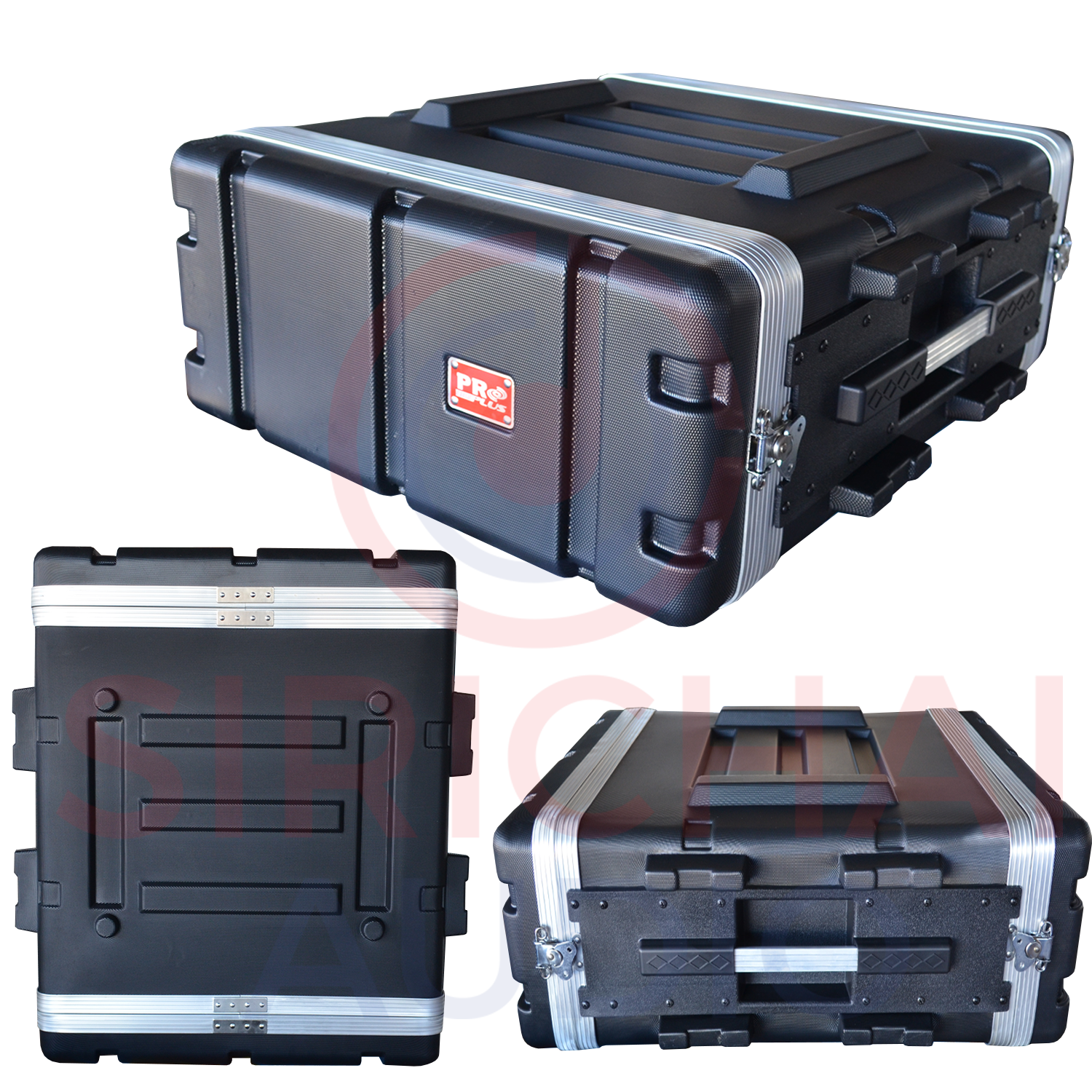 Rack 4UM ตู้แร็ค PROPLUS รุ่น 4U ลึก17นิ้ว ABS มีซิปเก็บอุปกรณ์ ฟรีแถมน็อตยึดมาในกล่อง