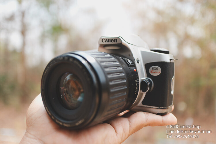 ขายกล้องฟิล์ม Canon EOS Kiss serial 9009037 พร้อมเลนส์ Canon 80-200mm