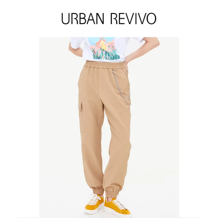 elasticated cargo pants