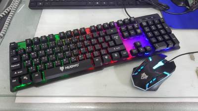 ดูภาพ Nubwo NKM-300 Keyboard And Mouse Gaming Combo Set / ชุดคีบอร์ด + เม้าส์เกมส์มิ่งมีไฟ NKM300 <br/>เพิ่มเติม Nubwo NKM-300 Keyboard And Mouse Gaming Combo Set / ชุดคีบอร์ด + เม้าส์เกมส์มิ่งมีไฟ NKM300