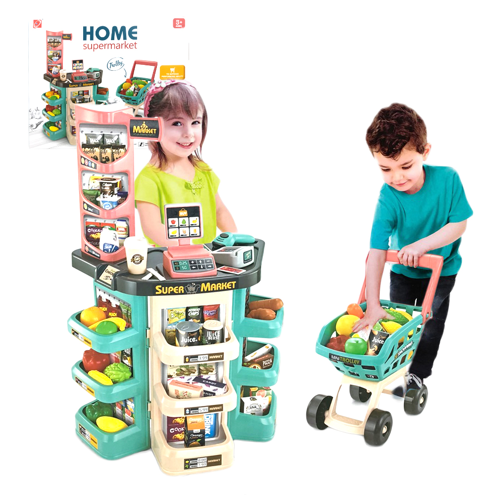 thetoy New Home Supermarket ชุดของเล่น จำลอง ซุปเปอร์มาเก็ต ไว้ในบ้าน มี 13 แบบให้เลือก ของเล่นเด็ก บทบาทสมมุติ