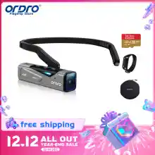 ภาพขนาดย่อของภาพหน้าปกสินค้ากล้อง ORDRO Vlog EP7 ติดตั้งบนหัว 4K 60fps Full HD การควบคุมแอป WiFi จากร้าน ORDRO Flagship Store บน Lazada ภาพที่ 1