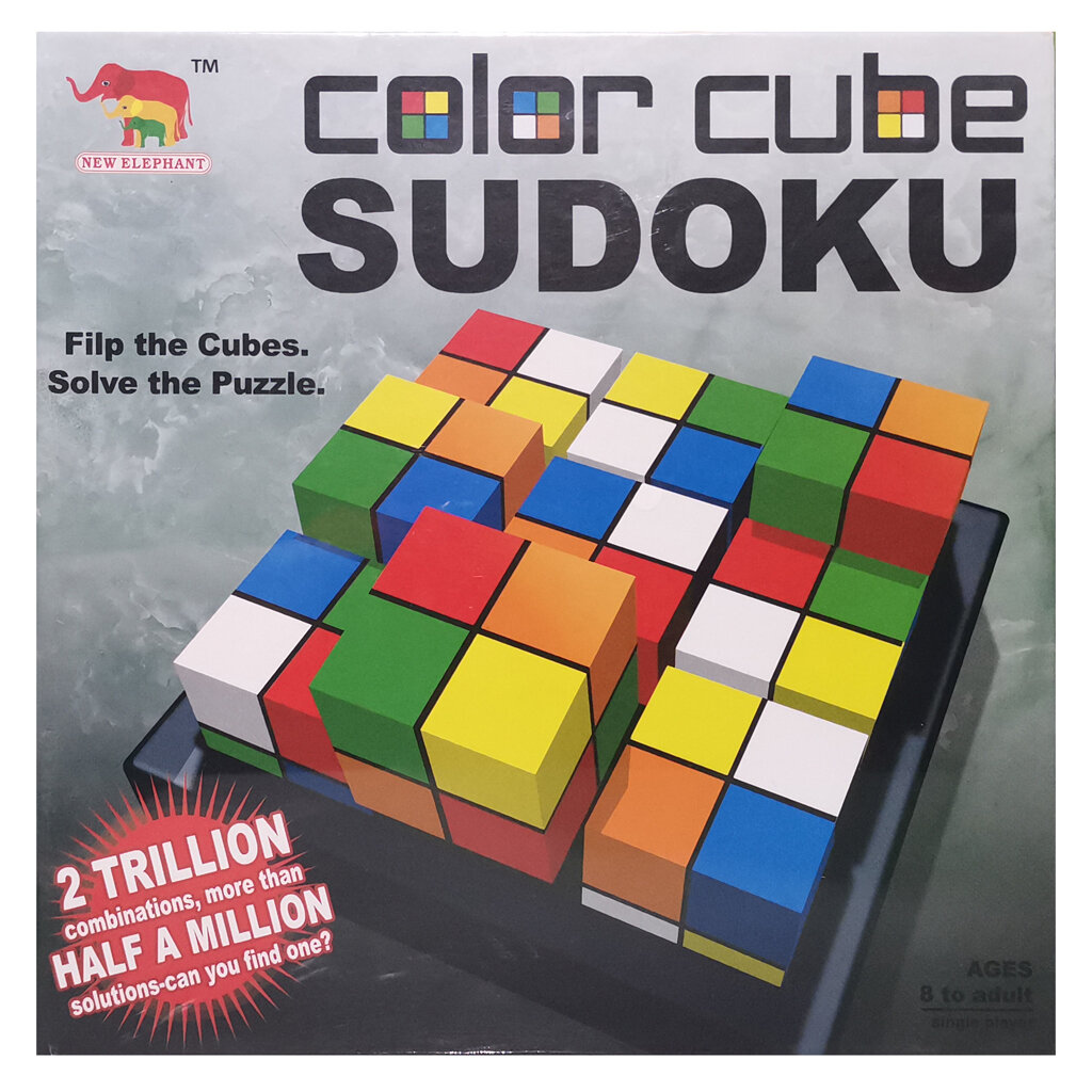 Game Puzzle Sudoku Color Cube 3D Creative Logic Brain Education Toy เกมปริศนาซูโดกุ ฝึกความคิด พัฒนาIQ สมาธิ