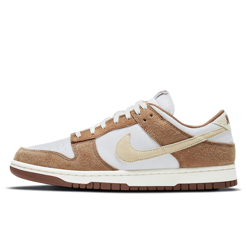 Nike Dunk low 米白棕 小麦 摩卡 麂皮倒钩 低帮 板鞋 DD1390-100