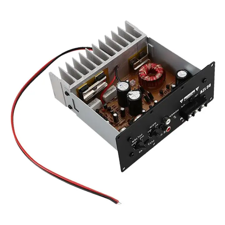 car amplifier and subwoofer