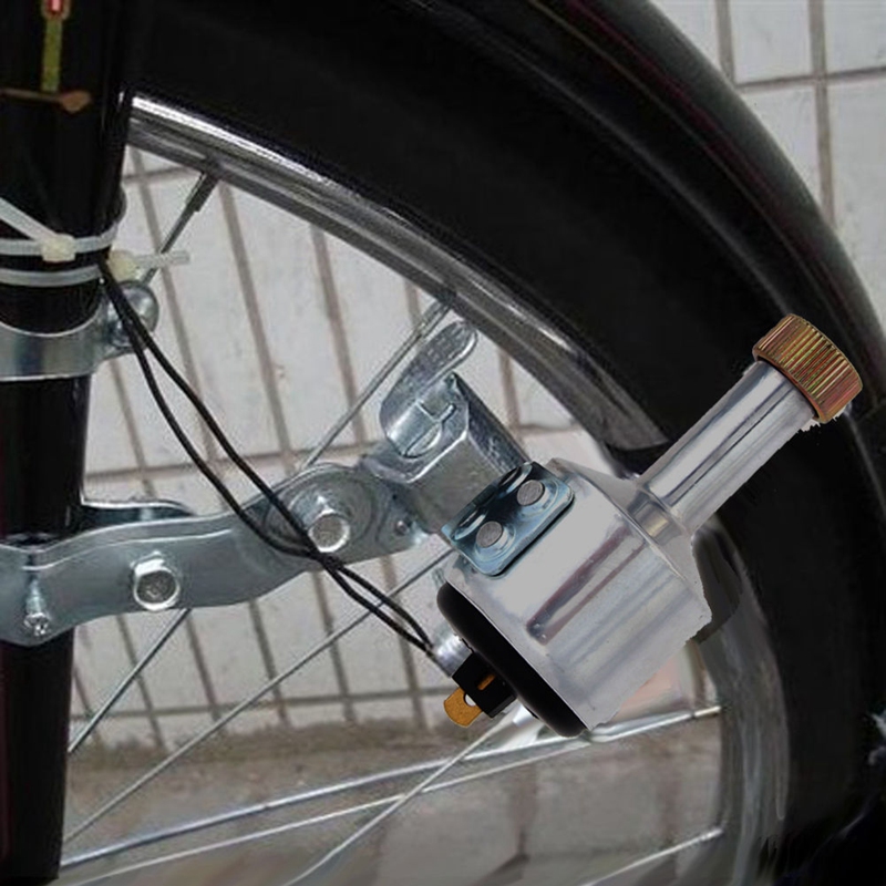 Bicycle Dynamo Lights Set Headlight Rearlight LED Bicycle Light Motorized Bike Friction Dynamo Generator Head Tail Light