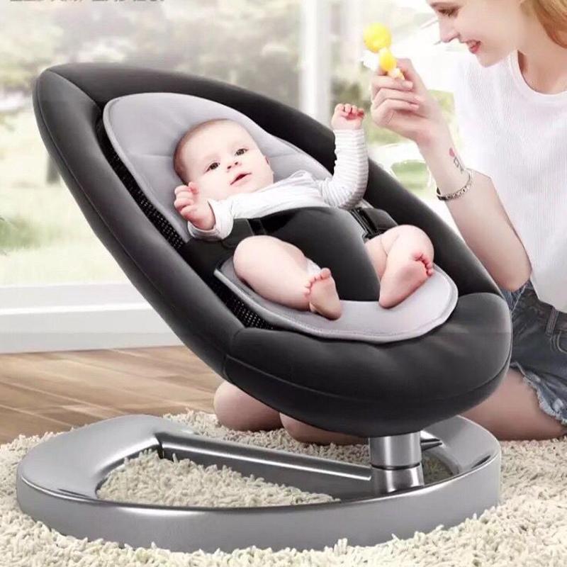 Daily.Buy เก้าอี้เปลสำหรับเด็ก Swing Bed for Baby 60kg แปลไกวเด็กอัตโนมัติ เก้าอี้โยก เปลป้อนข้าว Baby Swing Rocking Chair เปลไกว, เปลโยกและจัมเปอร์ Baby Bouncer Sleeping Cradle
