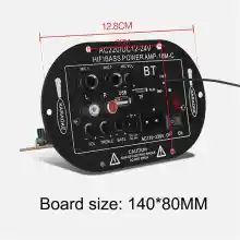 ภาพขนาดย่อของภาพหน้าปกสินค้า(จัดส่งจากกรุงเทพ) ใช้ไฟบ้าน220V แอมป์จิ๋ว DC 12V 24V เครื่องขยายเสียงลำโพงสเตอริโอขยายเสียงดิจิตอล 8-12นิ้ว Board ซับวูฟเฟอร์ รองรับ USB TF Remote Control หลายทางเลือก 400Ｗ เสียงแหลมใส เสียงเบสแน่น จากร้าน Nice_Tools บน Lazada ภาพที่ 6