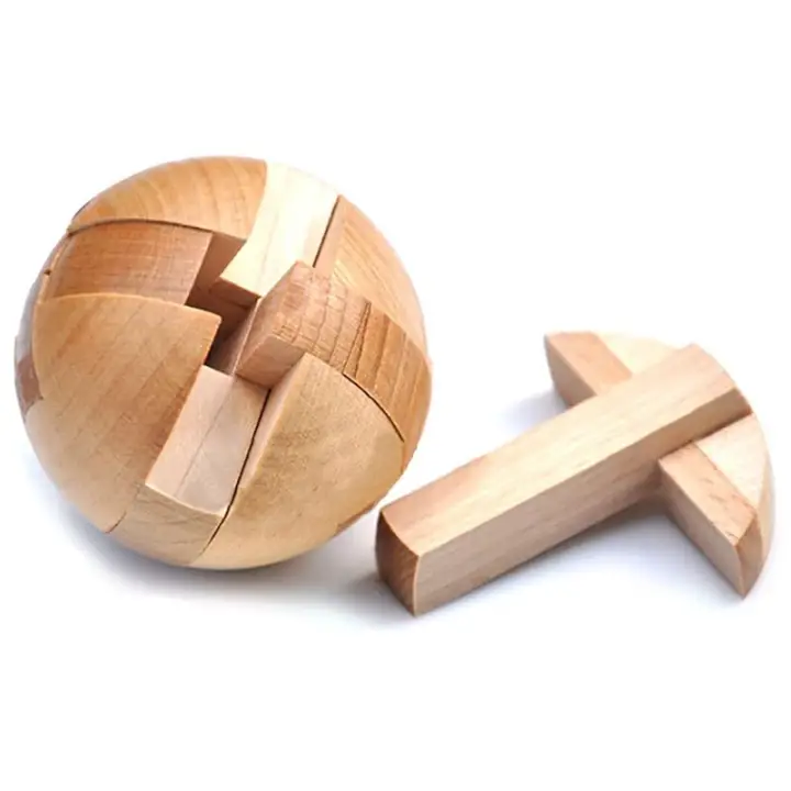 wooden sphere puzzle