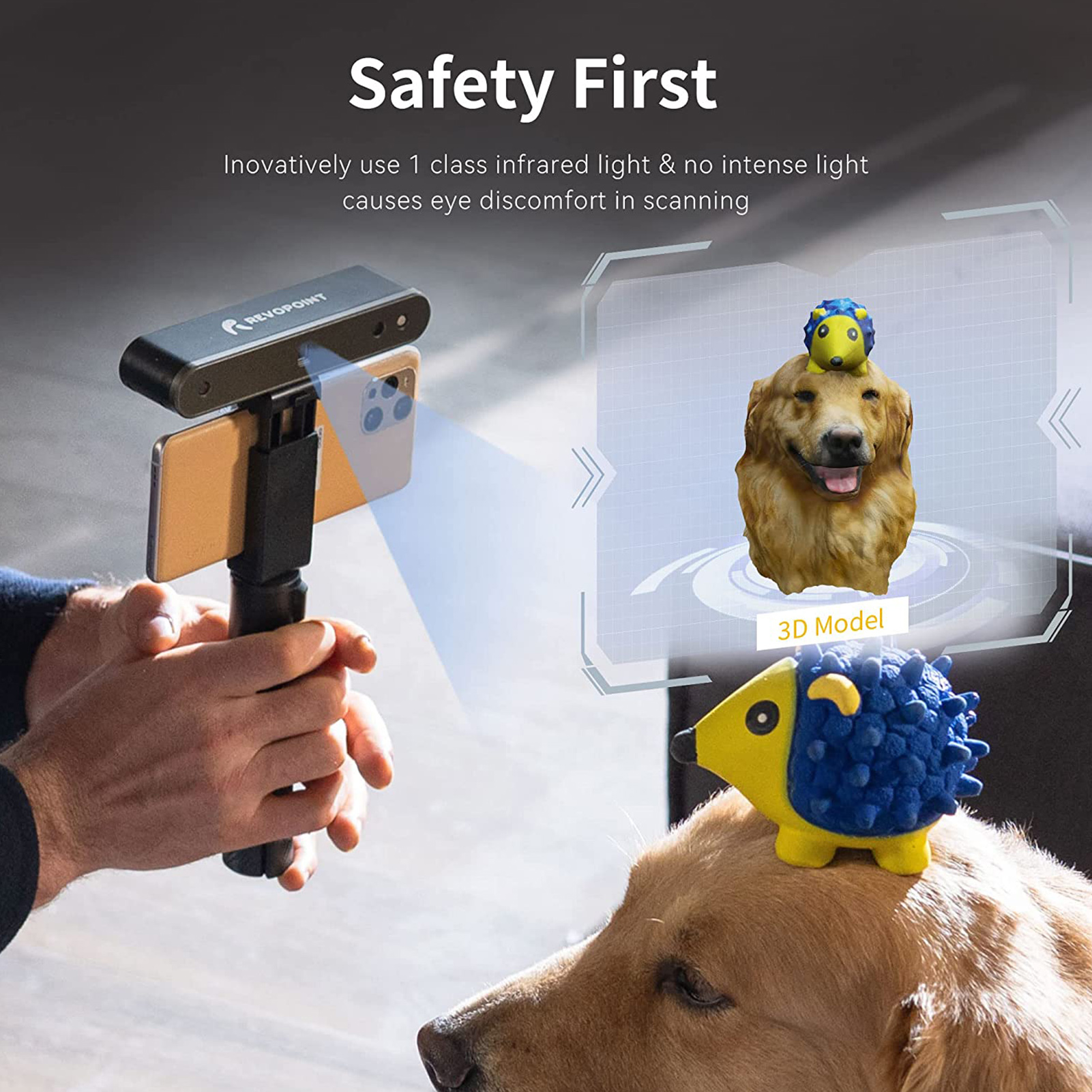 Gerpoint Mini Revopoint POP 2 High Precision 3D Scanner Kit ชุดสแกนเนอร์ 3D ความ ...