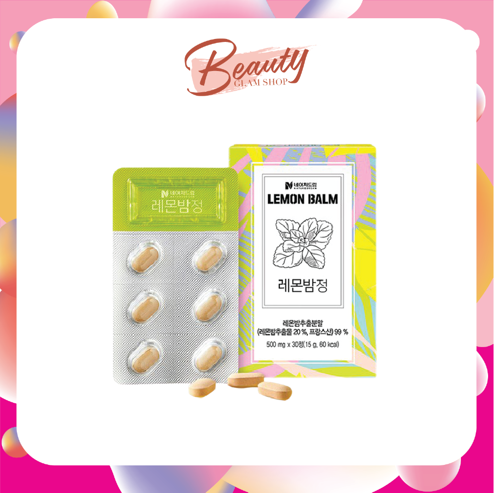 พร้อมส่ง/ของแท้ Nature Dream Lemon Balm Booster Pill 1 กล่อง 30 เม็ด