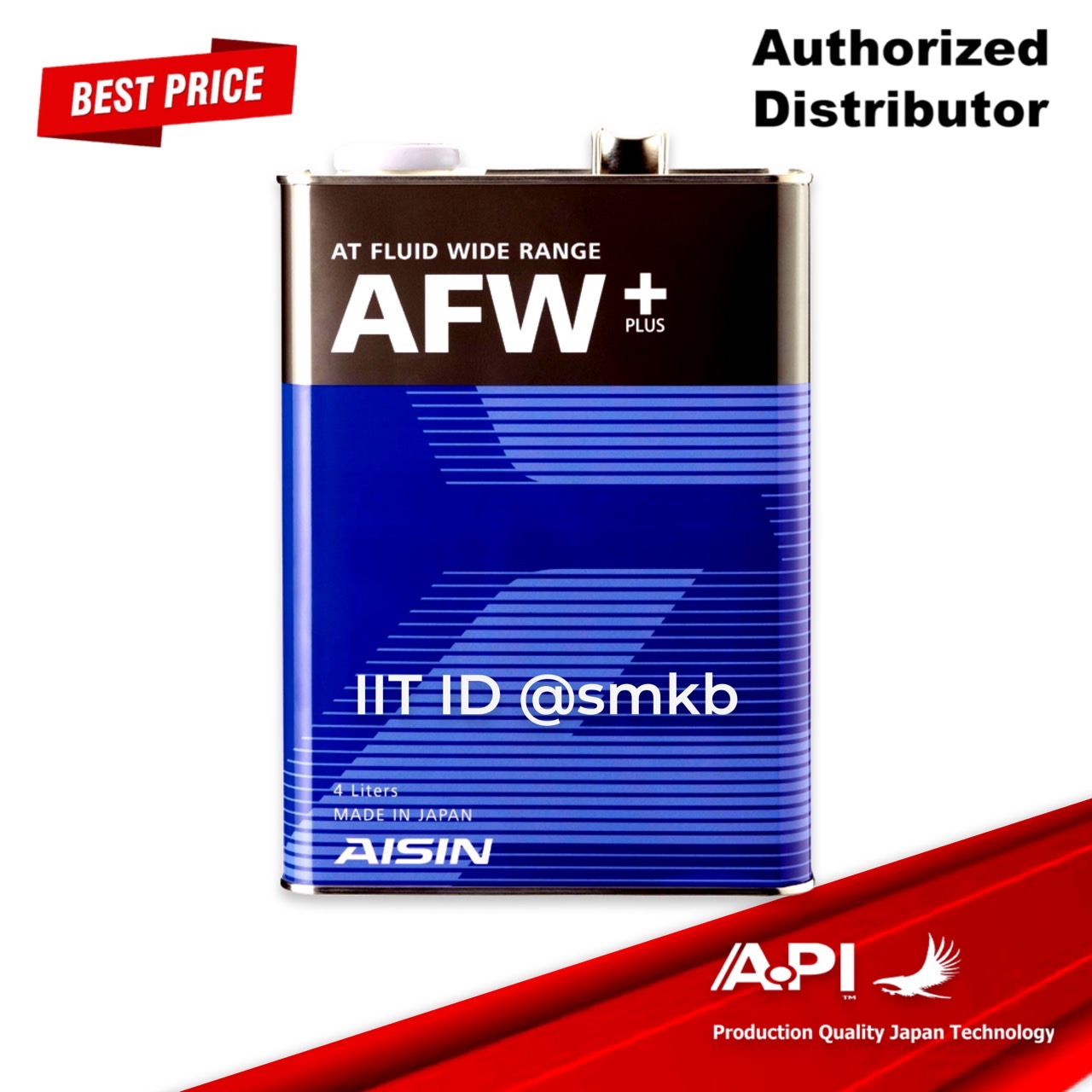 Aisin น้ำมันเกียร์อัตโนมัติสังเคราะห์100% ไอชิน Aisin AFW+ ขนาด 4ลิตร ...