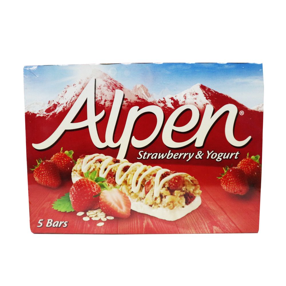 Alpen Cereal Bars Strawberry & Yogurt 145g