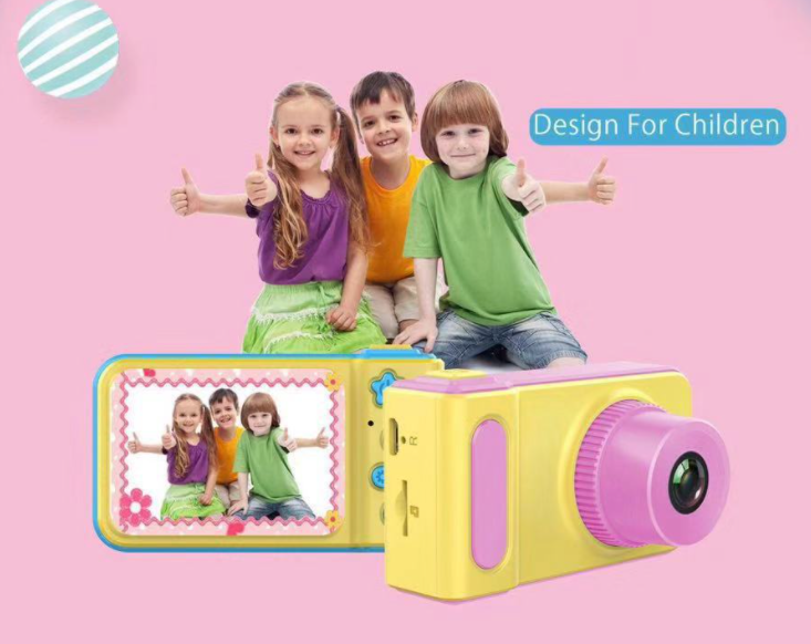 กล้องเด็ก กล้องของเล่น กล้องกีฬาสำหรับเด็กเครื่องอัดวีดีโอ Kids Digital Camera Mini Outdoor Sports Video Recorder Toy Camera