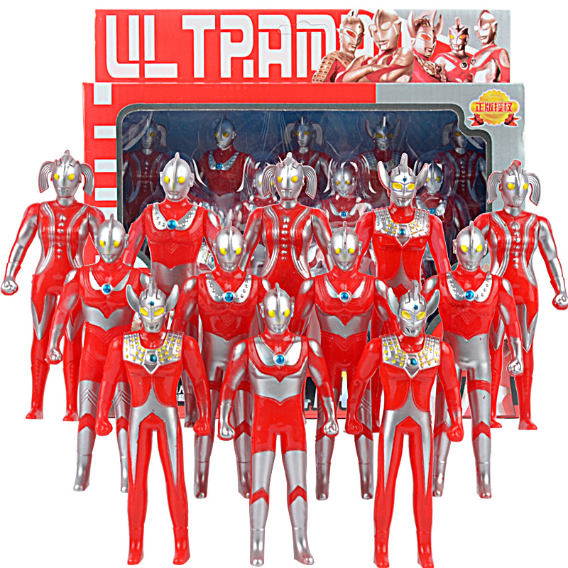 12 ชิ้น Ultraman Boys ของเล่น Altman โมเดลซูเปอร์แมนตัวเลขของเล่น ต้นการศึกษาปริศนาความผิดปกติของไข่เค็มซูเปอร์แมนต่อสู้มอนสเตอร์หุ่นยนต์เด็กของเล่น terojack ซูเปอร์แมนรุ่น