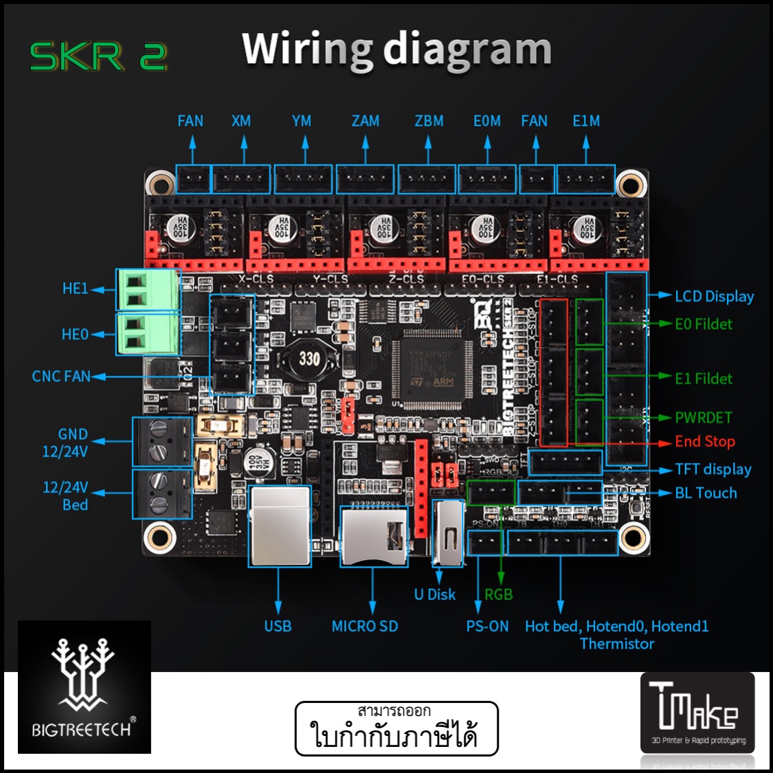 bigtreetech-skr-2-32bit-board-rev-b-upgrade-btt-skr-v1-4-turbo-cr10