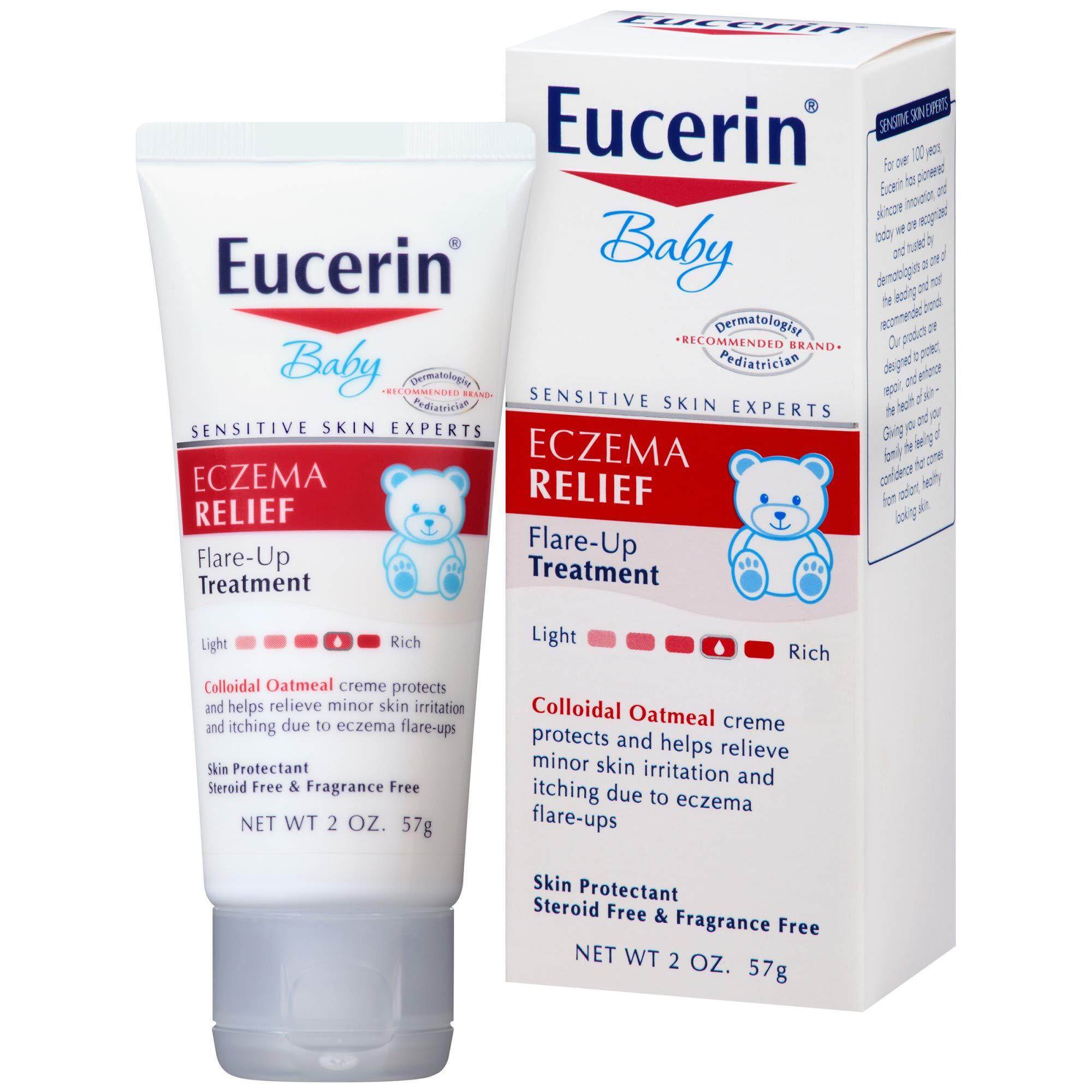 Eucerin Baby Eczema Relief Flare-up Treatment 57ml. ยูเซอรีน เบบี้ รีลิฟ ครีม บำรุงผิวเด็กและผิวบอบบาง