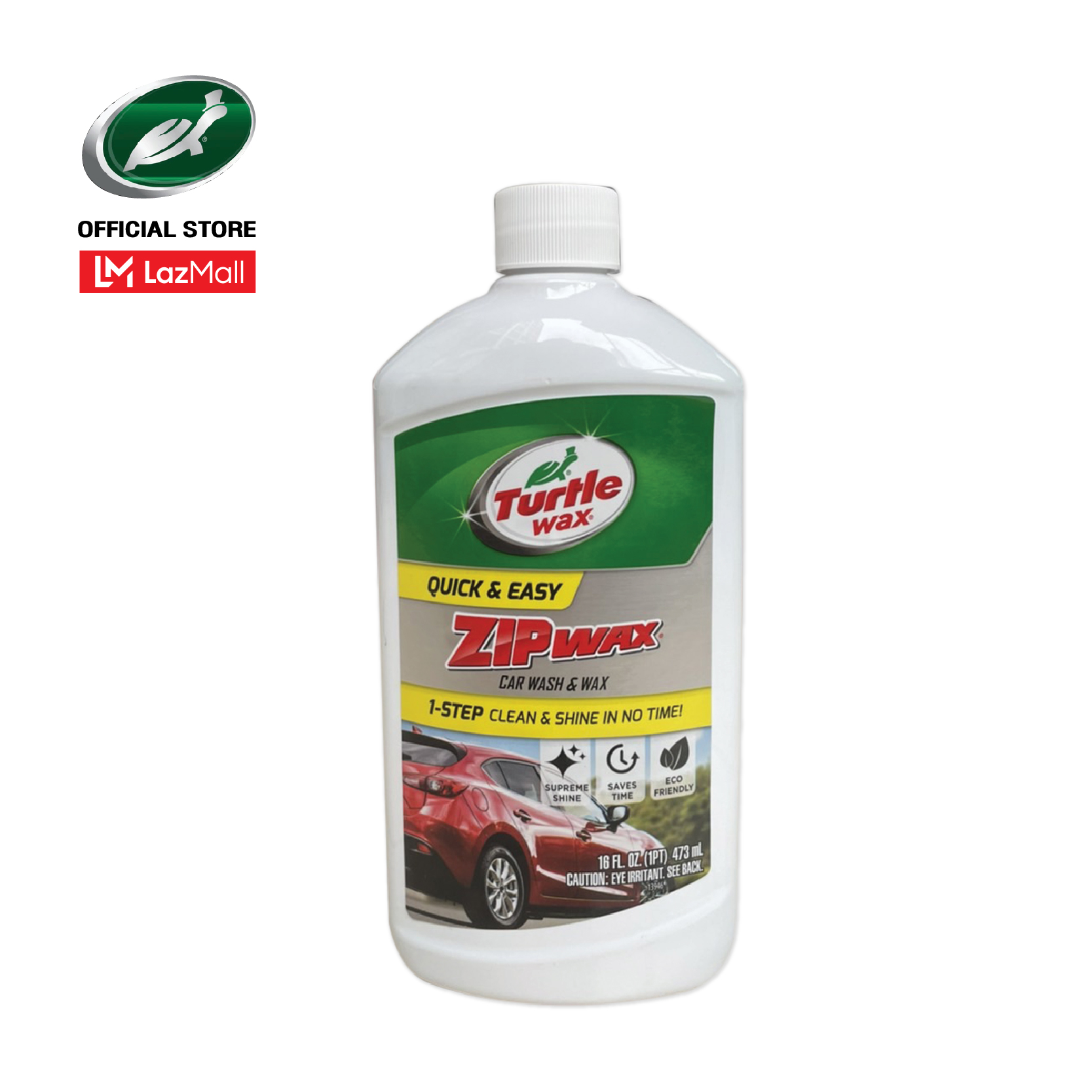 Turtle Wax Zip Wax Liquid Car Wash and Wax 16 Fl.Oz. เทอร์เทิ่ลแว็กซ์
