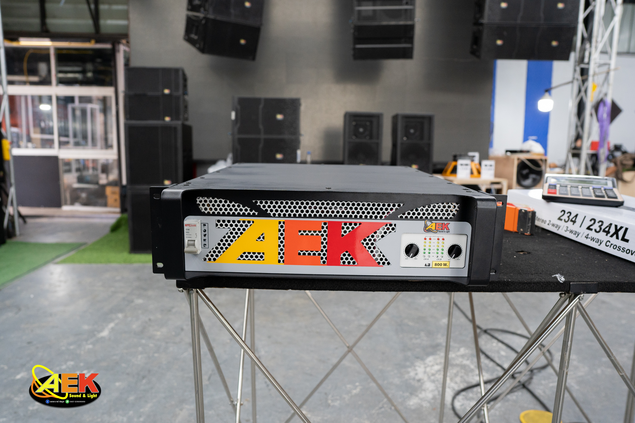 เพาเวอร์ AB800 AEK SOUND - บริษัทเอกซาวด์ชัยภูมิจำกัด - ThaiPick