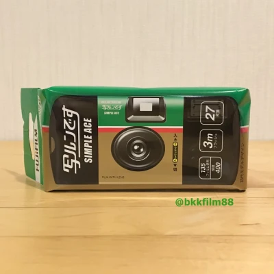 กล้องฟิล์ม Fujifilm Simple Ace 35mm 27exp iso400 กล้องใช้แล้วทิ้ง พร้อมส่ง กล้อง 135 Fuji Single Use Camera