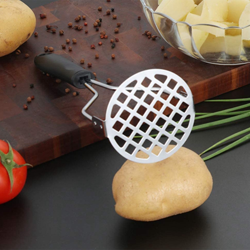 Potato Masher Stainless Steel HeavyDuty Kitchen Tool for Making Mashed