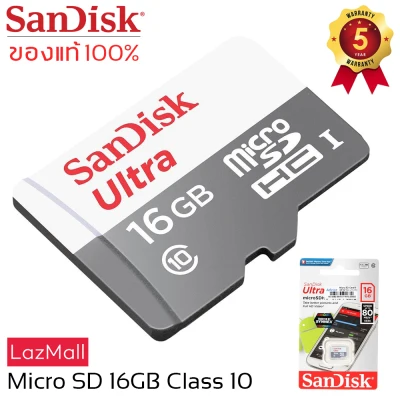 SanDisk MicroSD Ultra Class 10 80MB/SD 16GB By.SHOP-Vstarcam