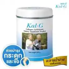 ภาพขนาดย่อของภาพหน้าปกสินค้าKal G  Kal-G Collagen Hyrorlysate แคลจี บำรุงกระดูกและข้อ ขนาด 150 g. จากร้าน greenup898 บน Lazada ภาพที่ 1