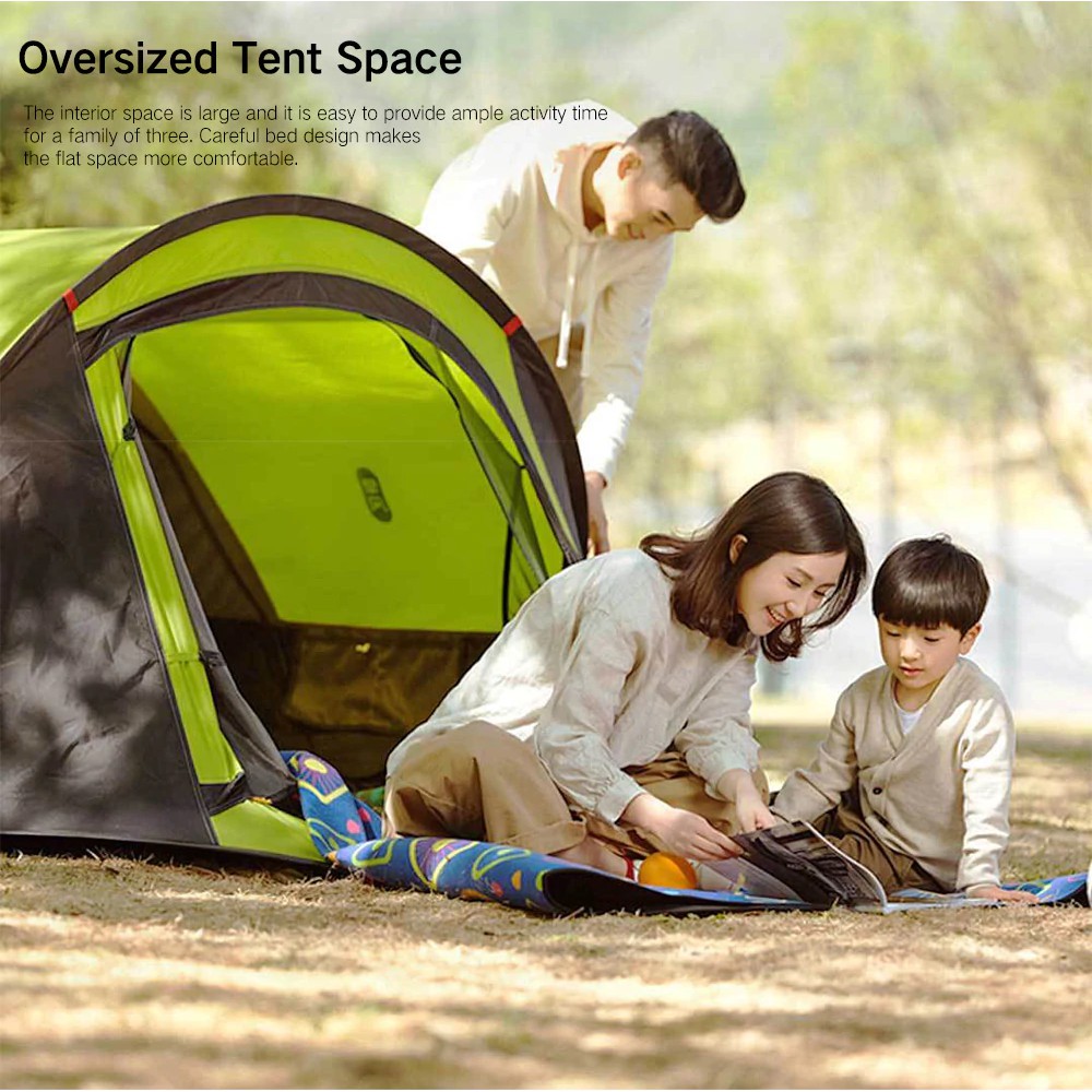 Zaofeng เต็นท์กันน้ำ กันUV Outdoor Automatic Tent Fast Opening for 3-4 Users เต็นท์ครอบครัว เต็นท์กลางแจ้ง เต็นท์พับ