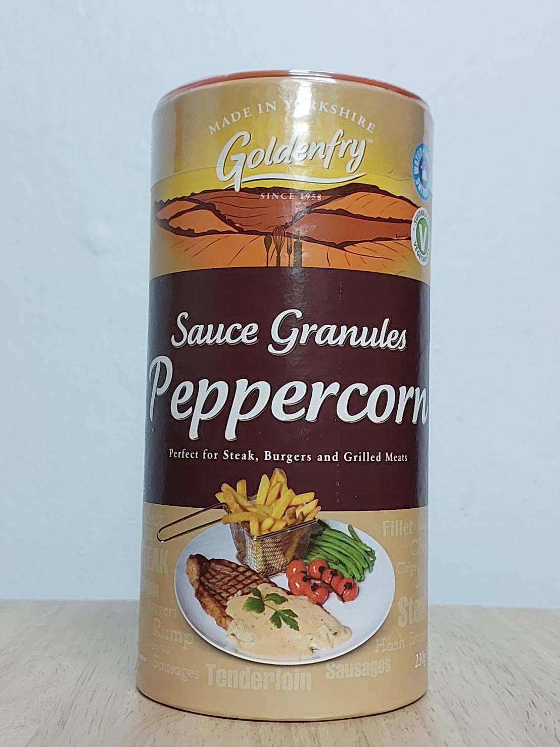 Goldenfry Sauce Granules Peppercorn 230g(e) โกลเด้นฟรายซอสเม็ดพริกไทย