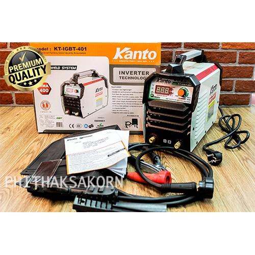 โปรโมชั่น KANTO ตู้เชื่อม Inverter IGBT 400A รุ่น MMA-400 (รุ่นงานหนักที่สุด) ! ราคาถูก ตู้เชื่อม ตู้เชื่อมไฟฟ้า ตู้เชื่อม อาร์กอน ตู้เชื่อม inverter