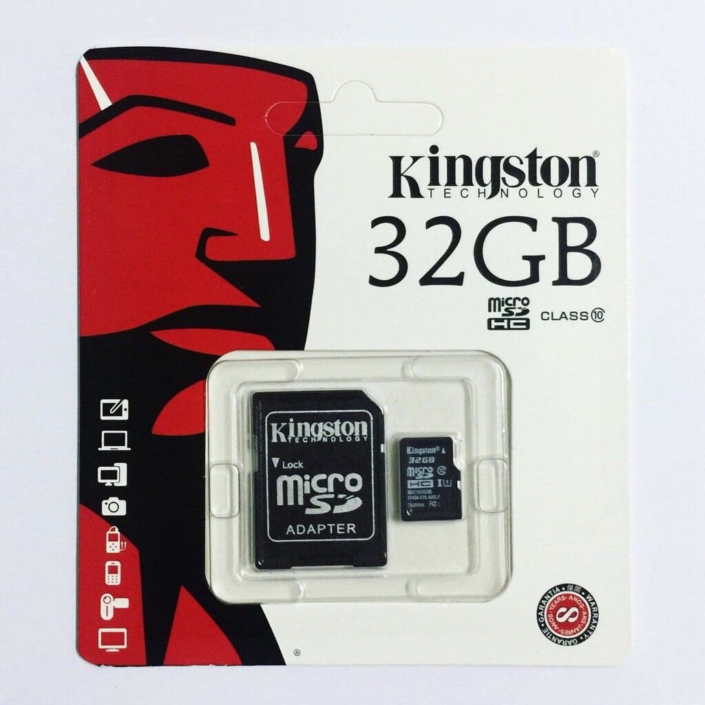 เมมโมรี่การ์ด Kingston Micro SD card Memory ความเร็ว 100MB/S ความจุ 32GB Class10 (SDSQUNR-032G-GN3MN) เมมโมรี่ กล้องวงจรปิด กล้องติดรถยนต์ โทรศัพท์ SmartPhone