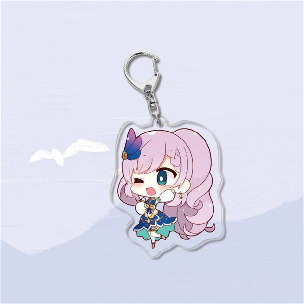 FLOW TOP Anime Trinkets Cosplay Vtuber Murasaki Shion Ookami Mio Key ...