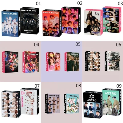 30Pcs/Set Kpop MOMOLAND Red Velvet SEVENTEEN Astro Photo Card Lomo Cards Self Made Photo Cards Decoration Supplies Fans Gifts