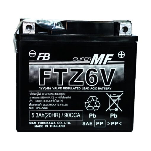 แบตเตอรี่ FB BATTERY FTZ6V