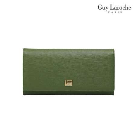 ราคาพิเศษ!! Guy Laroche กระเป๋าธนบัตรทรงยาว 2 พับ รุ่น SUBERBAN [ สีเขียว ] - AGP3683GRX แบรนด์ของแท้ 100% พร้อมส่ง ราคาถูก ลดราคา ใช้ดี คงทน คุ้มค่า หมวดหมู่สินค้า กระเป๋าผู้หญิง กระเป๋าสตางค์