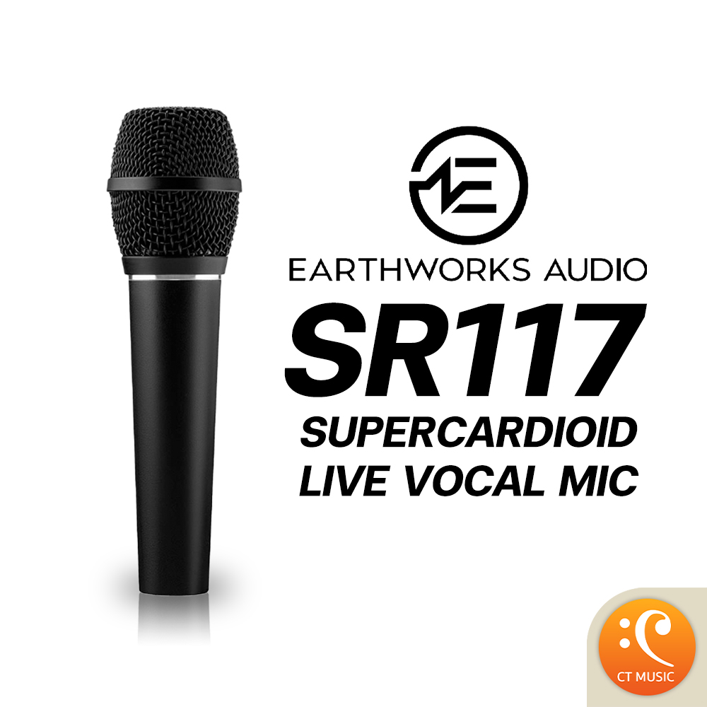 Earthworks Audio SR117 Supercardioid Live Vocal Mic ไมโครโฟน Lazada.co.th