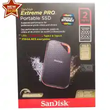 ภาพขนาดย่อของภาพหน้าปกสินค้าSandisk Extreme PRO Portable SSD (2000MB/s) version.2 จากร้าน NEODIGITAL บน Lazada ภาพที่ 1